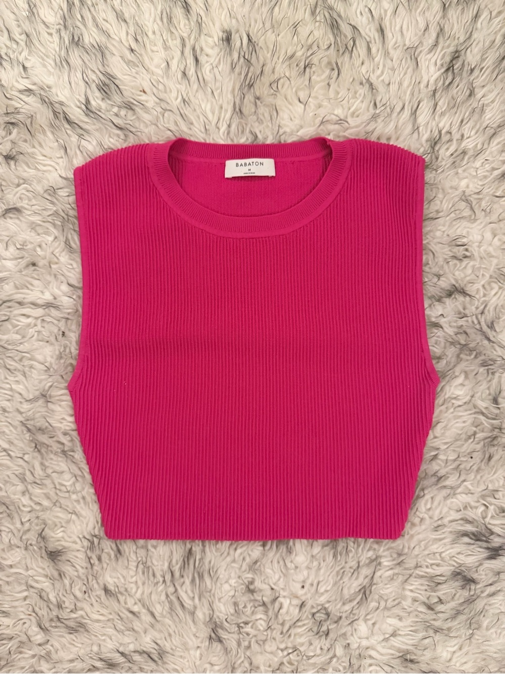 Babaton Sculpt Knit Muscle Tank - Granita Pink